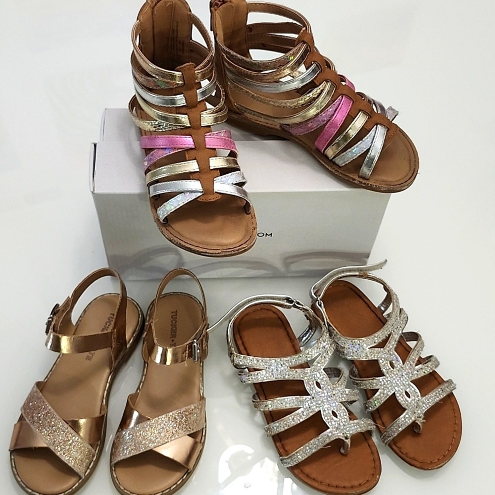 Nordstrom Silver Pink And Gold Sandals for Casual Summer Style